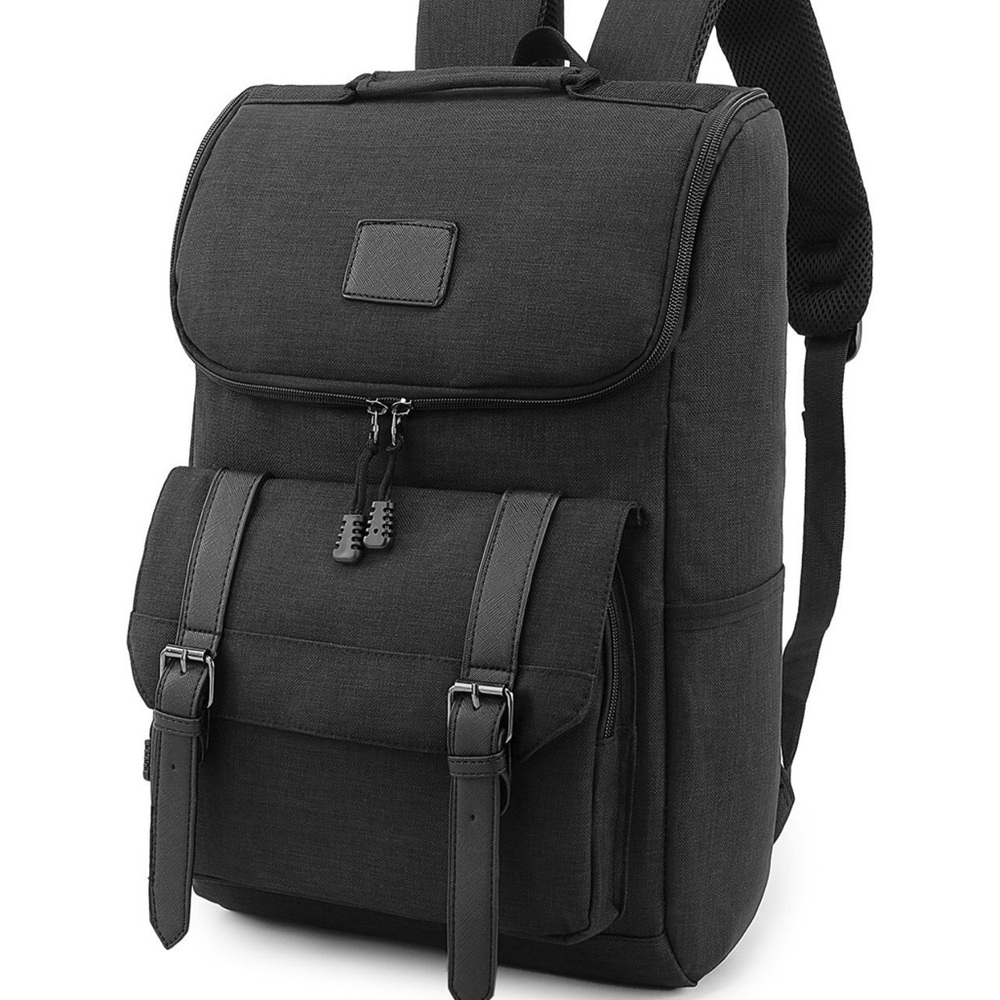 NEW Mens Vintage Casual Backpack - Picture 2 of 4